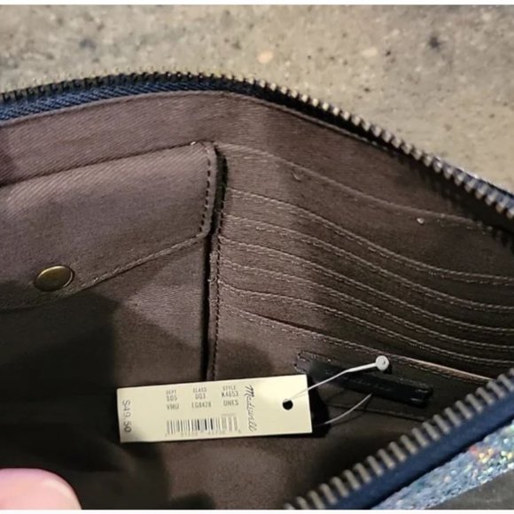 Madewell Glitter Clutch Wallet NWT - Picture 2 of 6